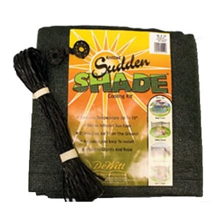 Dewitt 12'x12'BLK Shade Fabric SSR12BLK